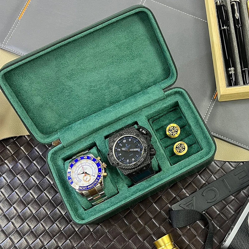 Kronix Presents: YPAY Luxury Case  3-4 Slot Watch Box