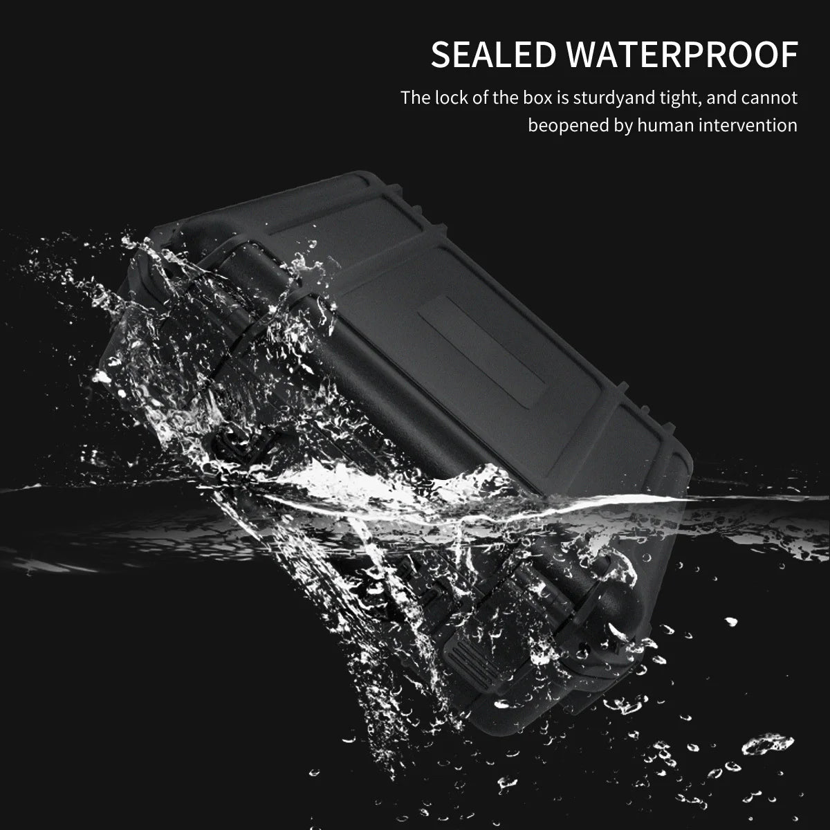Kronix Presents: Waterproof  Security Briefcase Collector’s Watch Vault (8/15 Slots)