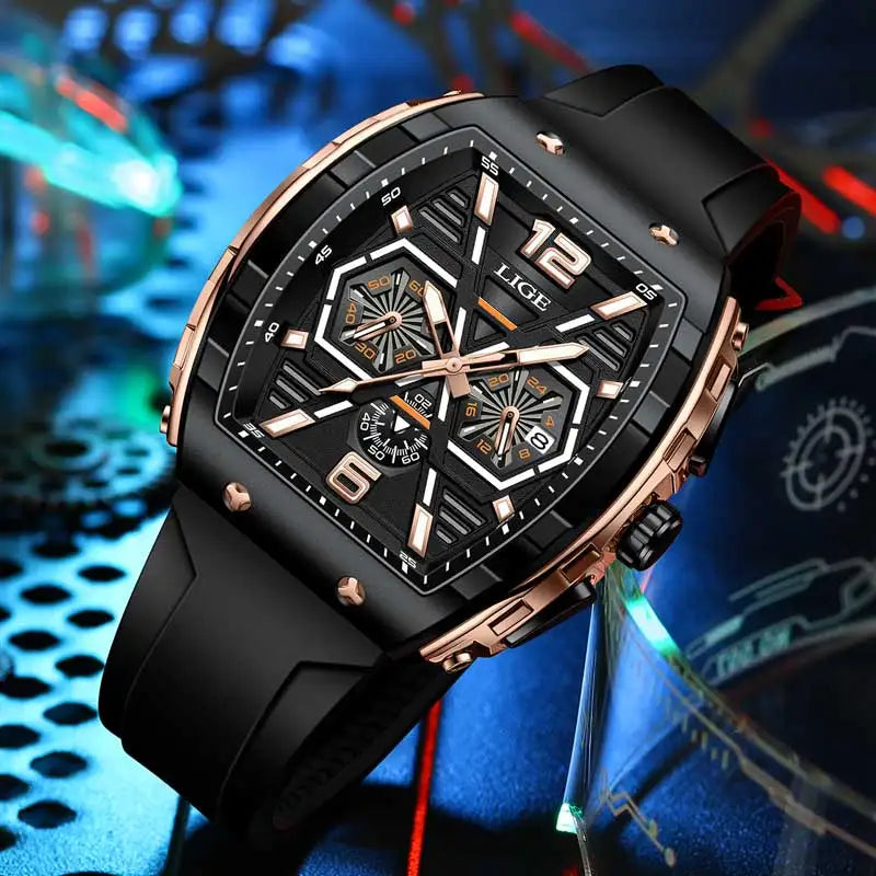 Kronix Presents: LIGE Vortex Chrono Quartz Watch