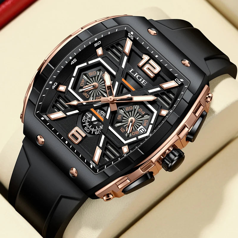 Kronix Presents: LIGE Vortex Chrono Quartz Watch