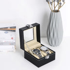 Kronix Presents: Dustproof Leather Watch Box (2‑12 slots)