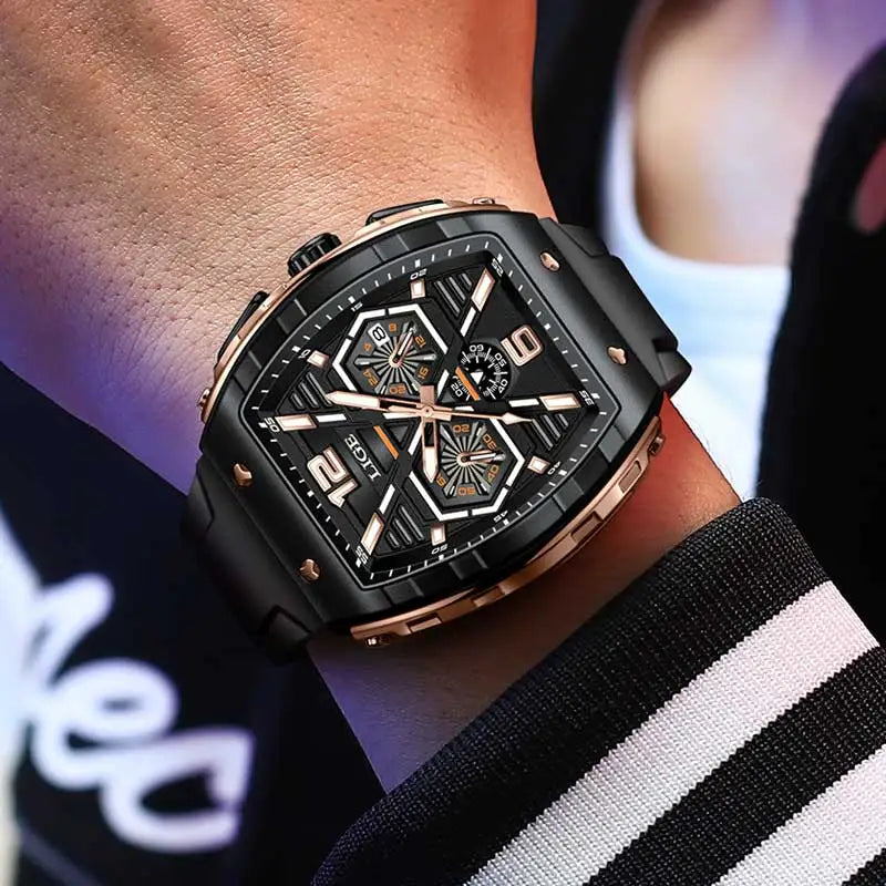 Kronix Presents: LIGE Vortex Chrono Quartz Watch