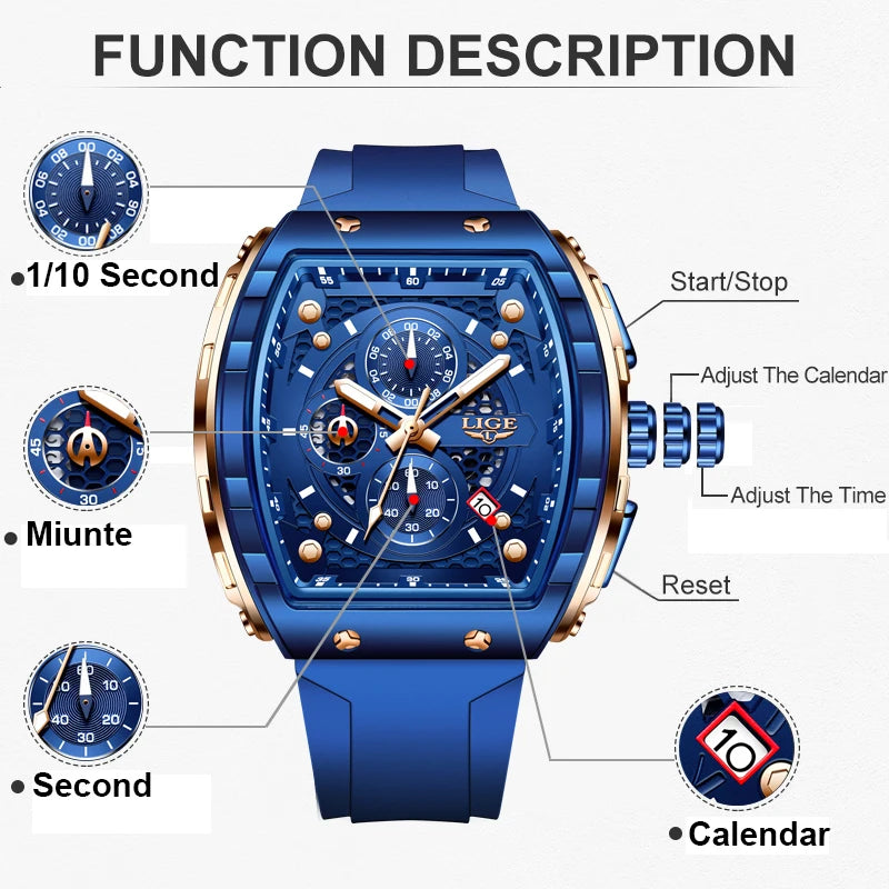 Kronix Presents: LIGE Orion Quartz Watch