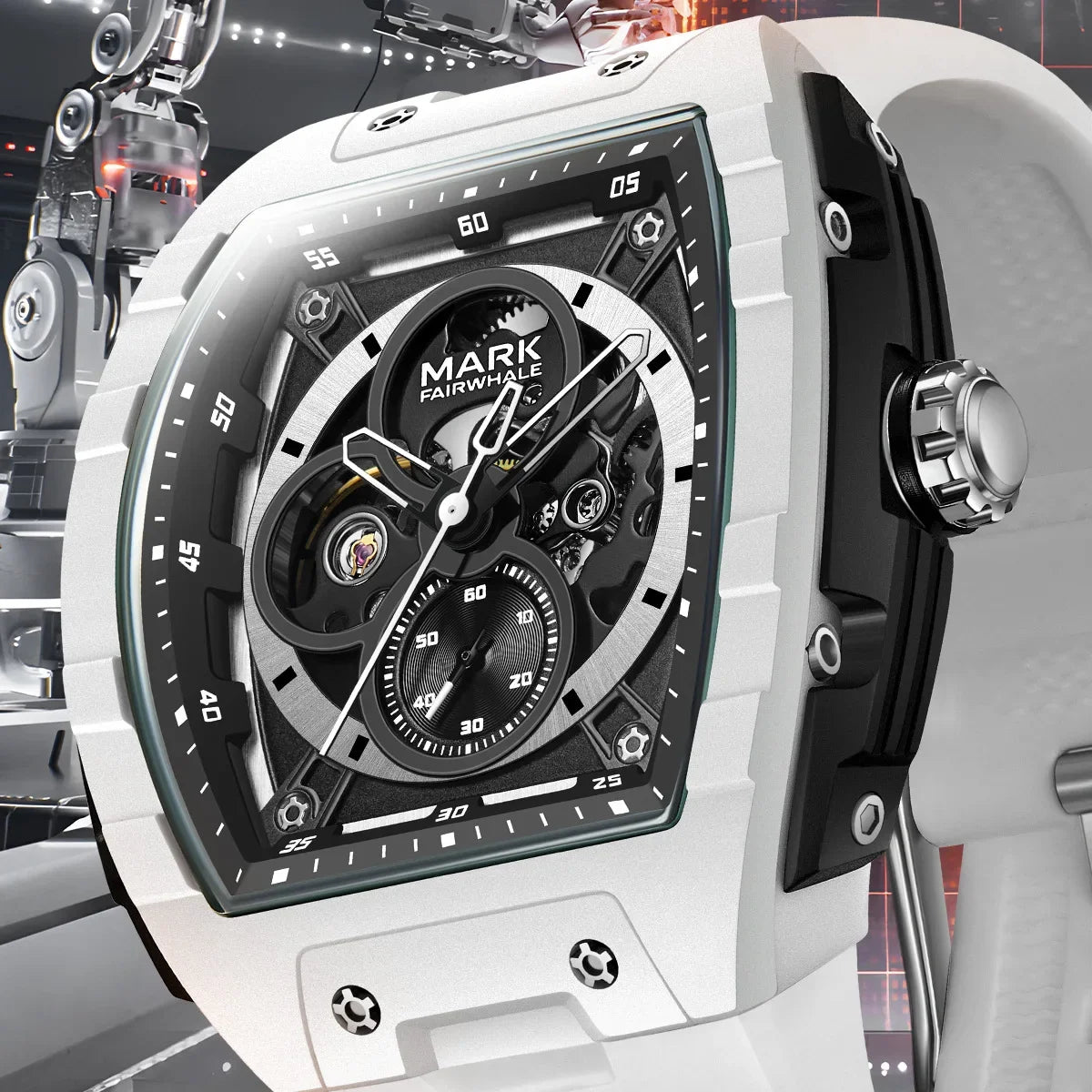 Kronix Presents: Mark Fairwhale FW‑6003 Automatic Skeleton Watch