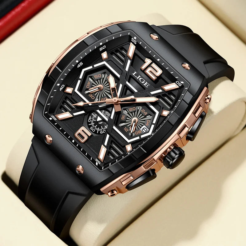 Kronix Presents: LIGE Vortex Chrono Quartz Watch