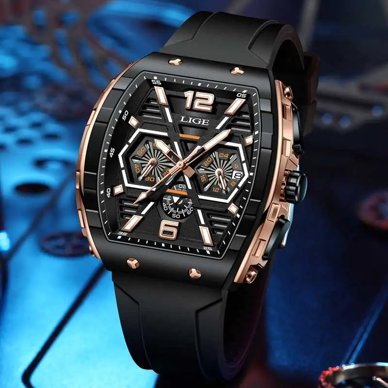 Kronix Presents: LIGE Vortex Chrono Quartz Watch